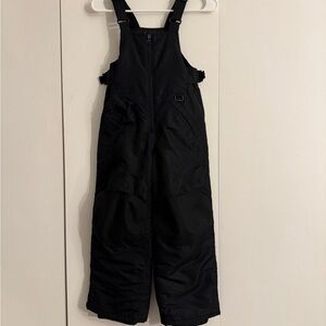 Black kids Snow Bib Overalls snow pants